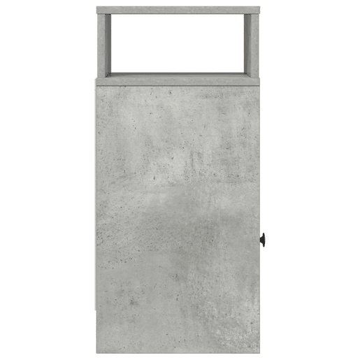 Mesa De Cabeceira - Mesinha De Cabeceira com gaveta 25x31x66 cm cinzento cimento