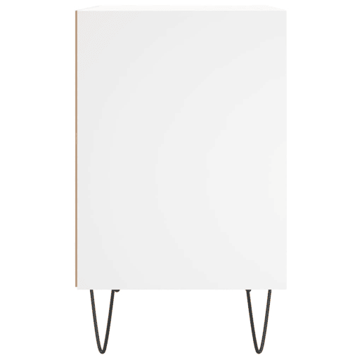 Lote de 2 Mesas De Cabeceira - Mesinhas De Cabeceira 40x30x50 cm derivados de madeira branco