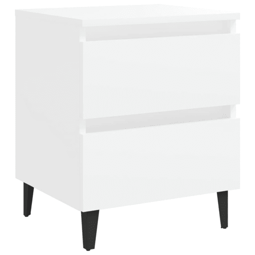 Mesa De Cabeceira - Mesinha De Cabeceira 40x35x50 cm derivados de madeira branco