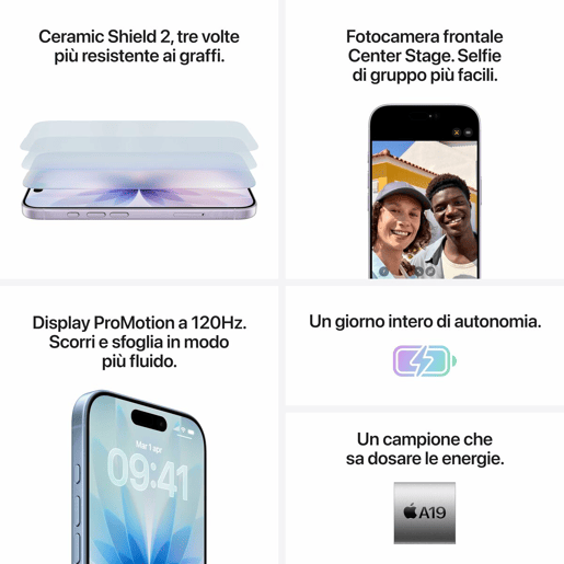 Smartphone Apple MG6T4QLA 6,3 Hexa Core 8 GB RAM 512 GB Azul