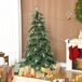 Árbol de Navidad Plástico, Acero HOMCOM, hogar - decoración Árbol de Navidad Plástico, Acero HOMCOM, hogar - decoración Verde