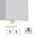 Aplique LED de exterior Leva 2x5W 3000K marca Wonderlamp Aplique LED de exterior Leva 2x5W 3000K marca Wonderlamp Blanco