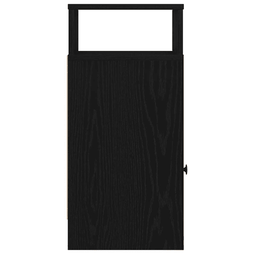 Mesa De Cabeceira - Mesinha De Cabeceira com gaveta 25x31x66 cm preto