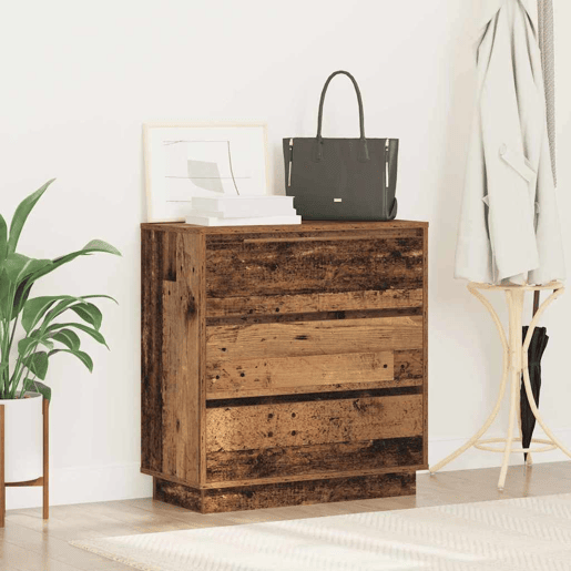 Mesa De Cabeceira - Mesinha De Cabeceira com Madeira antiga 71 x 34,5 x 75 cm