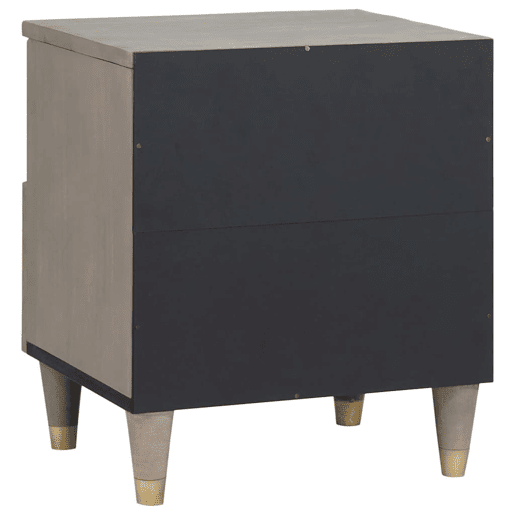 Mesa De Cabeceira - Mesinha De Cabeceira com gaveta Cinzeto 40 x 33 x 46 cm