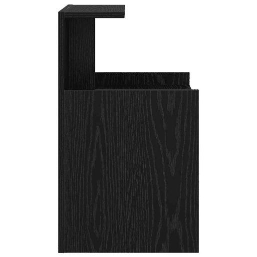 Mesa De Cabeceira - Mesinha De Cabeceira Carvalho preto 40 x 35 x 60 cm