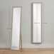Espejo Cuerpo Entero MDF, Vidrio Templado HOMCOM Espejo Cuerpo Entero MDF, Vidrio Templado HOMCOM Gris