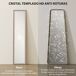 Espejo Cuerpo Entero MDF, Vidrio Templado HOMCOM Espejo Cuerpo Entero MDF, Vidrio Templado HOMCOM Gris