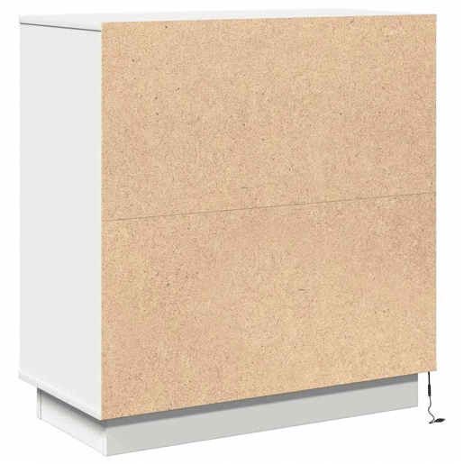 Mesa De Cabeceira - Mesinha De Cabeceira com gaveta com Branco 71 x 34,5 x 75 cm
