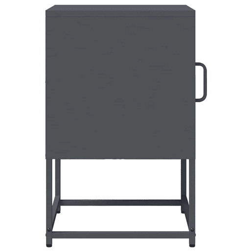 Mesa De Cabeceira - Mesinha De Cabeceira 36x39x60,5 cm aço laminado a frio antracite