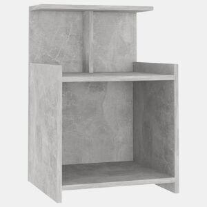 Mesa De Cabeceira - Mesinha De Cabeceira derivados de madeira cinzento cimento