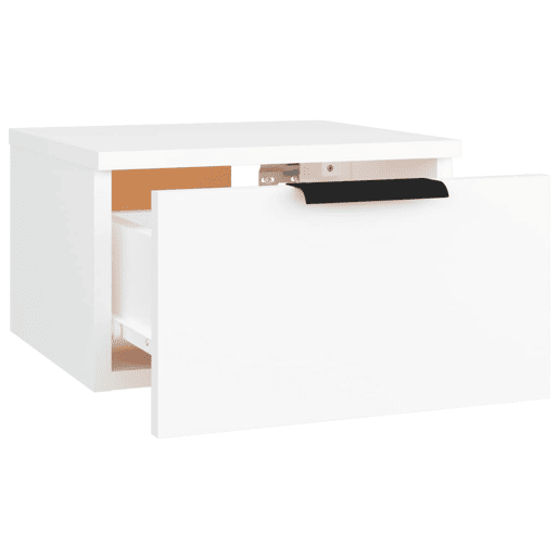 Mesa De Cabeceira De Parede Mesinha De Cabeceira - 34x30x20 cm branco