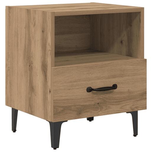 Mesa De Cabeceira - Mesinha De Cabeceira carvalho artisiano 40 x 35 x 47,5 cm