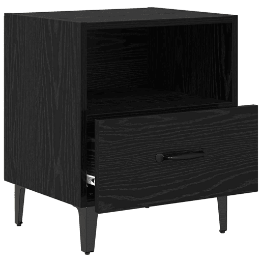 Mesa De Cabeceira - Mesinha De Cabeceira Carvalho preto 40 x 35 x 47,5 cm