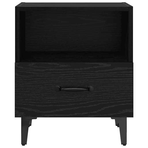 Mesa De Cabeceira - Mesinha De Cabeceira Carvalho preto 40 x 35 x 47,5 cm