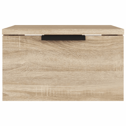 Mesa De Cabeceira De Parede Mesinha De Cabeceira - 34x30x20 cm cor sonoma