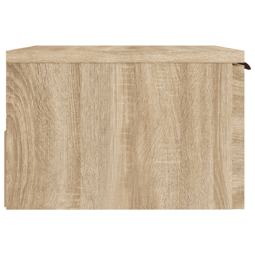 Mesa De Cabeceira De Parede Mesinha De Cabeceira - 34x30x20 cm cor sonoma