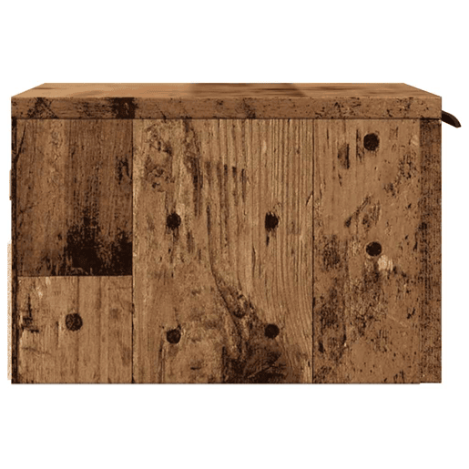 Mesa De Cabeceira De Parede Mesinha De Cabeceira - 34x30x20 cm madeira velha