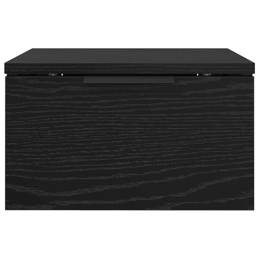 Mesa De Cabeceira - Mesinha De Cabeceira com gaveta Carvalho preto 34 x 30 x 20 cm