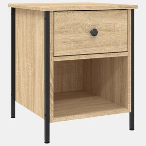 Mesa De Cabeceira - Mesinha De Cabeceira 40x42x50 cm derivados madeira carvalho sonoma