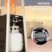 Estufa Gas Exterior Aluminio, Acero Inoxidable Outsunny Estufa Gas Exterior Aluminio, Acero Inoxidable Outsunny Marrón