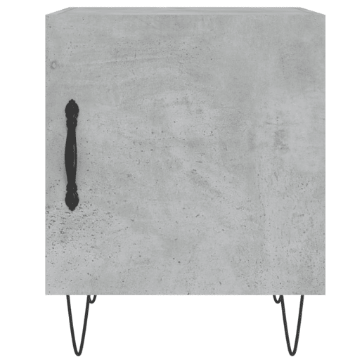 Lote de 2 Mesas De Cabeceira Mesinhas De Cabeceira - 40x40x50 cm derivados madeira cinza cimento