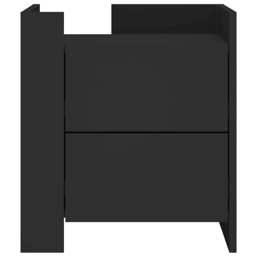 Mesa De Cabeceira - Mesinha De Cabeceira 45x50x50 cm derivados de madeira preto