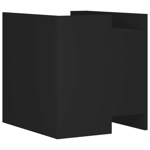 Mesa De Cabeceira - Mesinha De Cabeceira 45x50x50 cm derivados de madeira preto