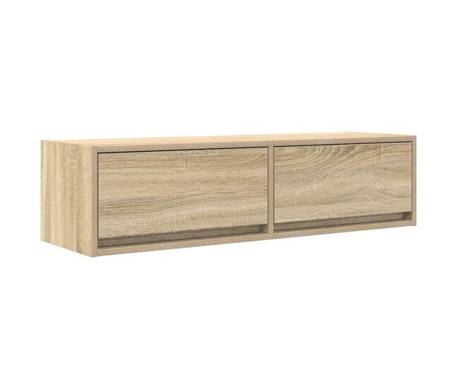 Gabinete de tv con cajón roble sonoma 100 x 31 x 25.5 cm