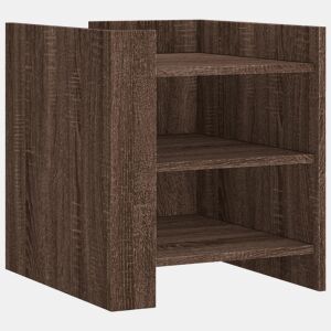Mesa De Cabeceira - Mesinha De Cabeceira 45x50x50 cm derivados madeira carvalho castanho