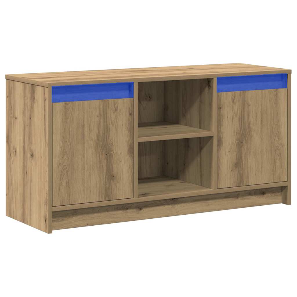 gabinete de tv marron 100 x 34 x 50 cm madera contrachapada