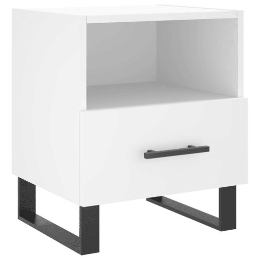 Mesa De Cabeceira - Mesinha De Cabeceira 40x35x47,5 cm derivados de madeira branco