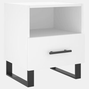 Mesa De Cabeceira - Mesinha De Cabeceira 40x35x47,5 cm derivados de madeira branco