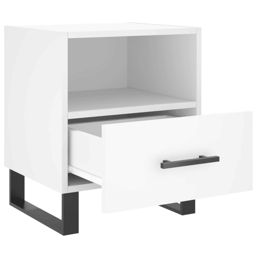 Mesa De Cabeceira - Mesinha De Cabeceira 40x35x47,5 cm derivados de madeira branco