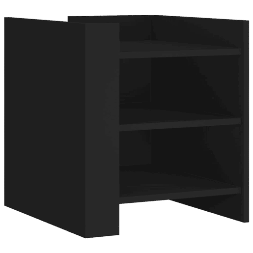 Mesa De Cabeceira - Mesinha De Cabeceira 45x50x50 cm derivados de madeira preto