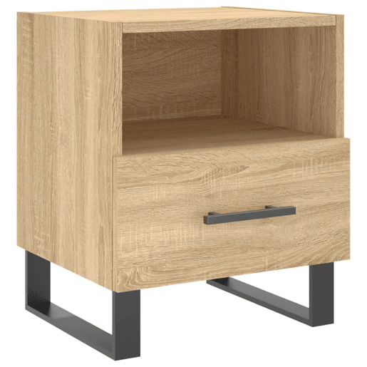 Mesa De Cabeceira - Mesinha De Cabeceira 40x35x47,5 cm derivados madeira carvalho sonoma