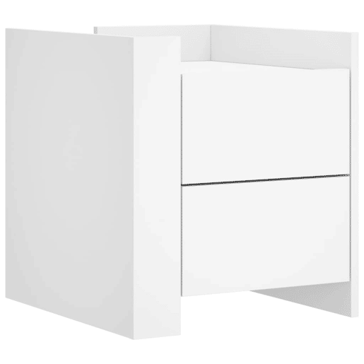 Mesa De Cabeceira Mesinha De Cabeceira - 45x50x50 cm derivados de madeira branco Mesa De Cabeceira Mesinha De Cabeceira - 45x50x50 cm derivados de madeira branco