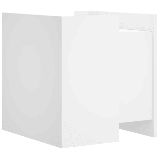 Mesa De Cabeceira Mesinha De Cabeceira - 45x50x50 cm derivados de madeira branco Mesa De Cabeceira Mesinha De Cabeceira - 45x50x50 cm derivados de madeira branco