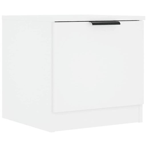 Lote de 2 Mesas De Cabeceira - Mesinhas De Cabeceira 40x39x40 cm branco