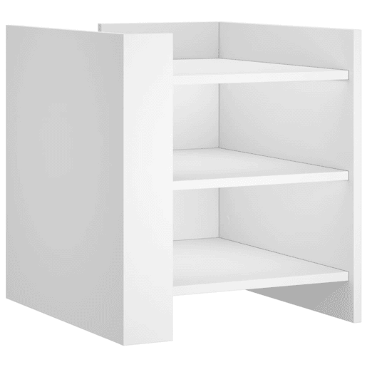 Mesa De Cabeceira Mesinha De Cabeceira - 45x50x50 cm derivados de madeira branco