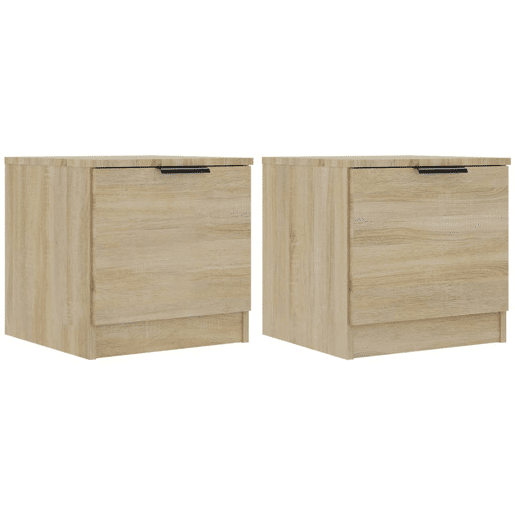 Lote de 2 Mesas De Cabeceira - Mesinhas De Cabeceira 40x39x40 cm carvalho sonoma