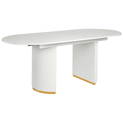 Beliani Mesa de jantar extensÃvel DULVERTON Beliani Mesa de jantar extensÃvel DULVERTON