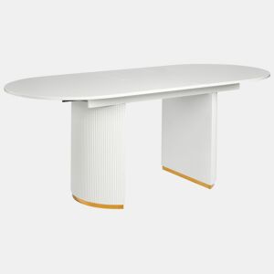 Beliani Mesa de jantar extensível DULVERTON