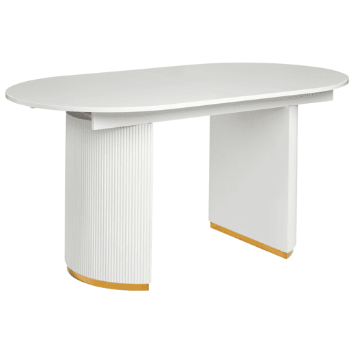 Beliani Mesa de jantar extensÃvel DULVERTON Beliani Mesa de jantar extensÃvel DULVERTON
