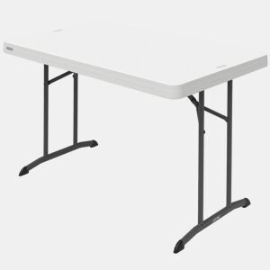 Lifetime Mesa dobrável retangular 122x76 cm branca
