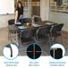 Pack mesa plegable + 6 sillas plegables Lifetime Pack mesa plegable + 6 sillas plegables Lifetime Negro