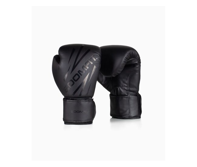 Guantes de boxeo black edition 12oz (par) - boomfit