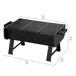 Aktive Barbacoa carbón portátil acero con asas laterales Aktive Barbacoa carbón portátil acero con asas laterales Negro
