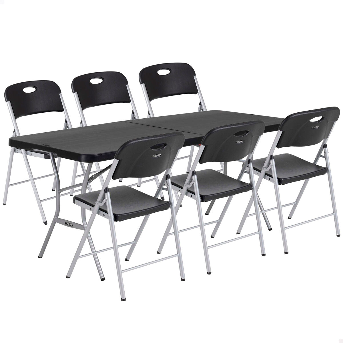 Pack mesa plegable + 6 sillas plegables Lifetime