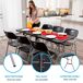 Pack mesa plegable + 6 sillas plegables Lifetime Pack mesa plegable + 6 sillas plegables Lifetime Negro